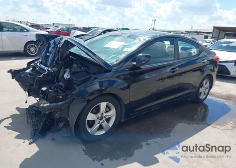 2012 Hyundai Elantra Gls (Ulsan Plant) z USA, uszkodzony, nr VIN KMHDH4AE0CU290311